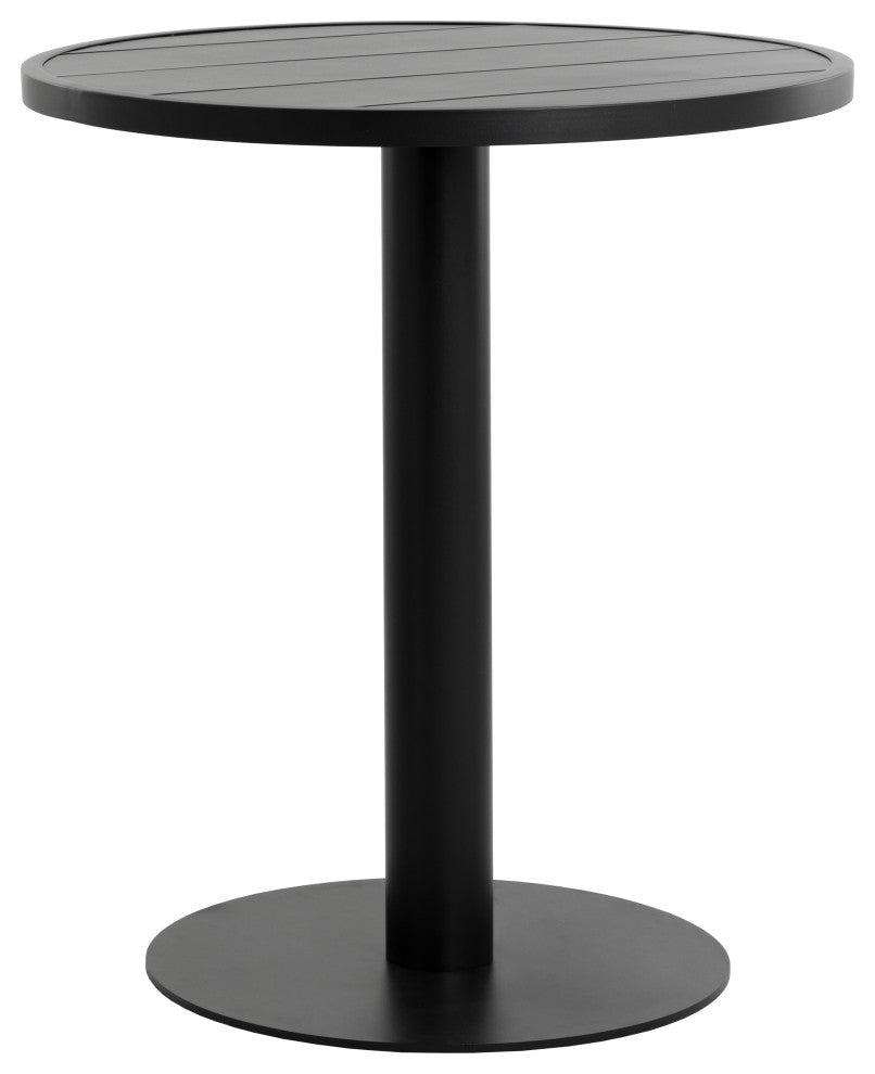 Merano Bar Table, Round, Black