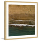 "Foamy Waves" Framed Print by Karolis Janulis