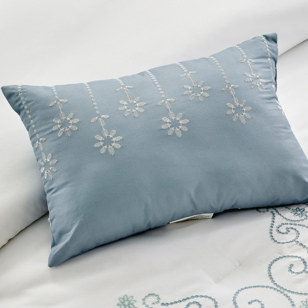 Geron 7 piece comforter set, Multiple Color, Queen
