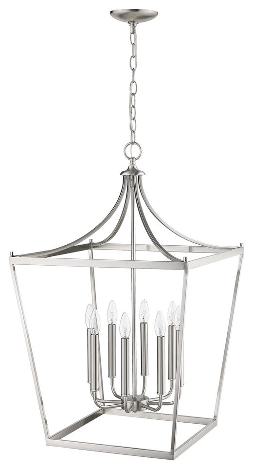 Kennedy 8-Light Satin Nickel Pendant