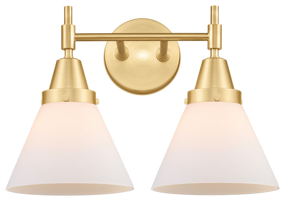 Innovations 447-2W-SG-G41-LED 2-Light Bath Vanity Light, Satin Gold