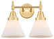 Innovations 447-2W-SG-G41-LED 2-Light Bath Vanity Light, Satin Gold
