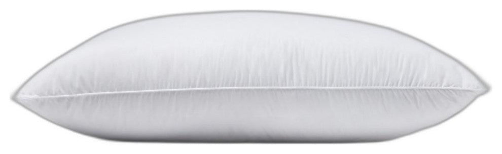 Set of 2 Lux Sateen Down Alternative Queen Size Medium Pillows