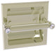 Carolina Crystal Recessed Toilet Paper Holder, Polished Nickel