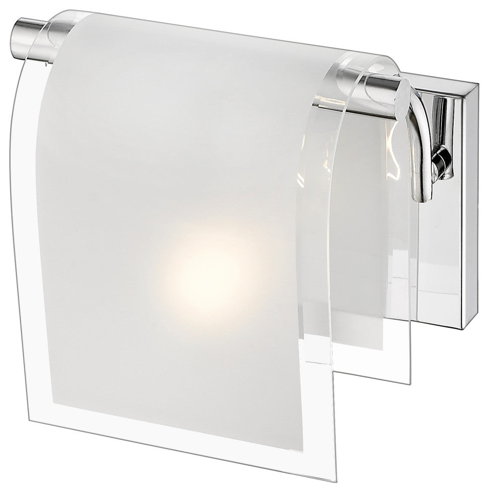 Zlite 169-1S 1-Light Wall Sconce, Clear Beveled