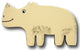 Zoo Friends Wooden Drawer Pull, Hippo, Hippo