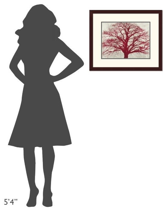"Purple Oak" Framed Digital Print by Alessio Aprile, 24x20"