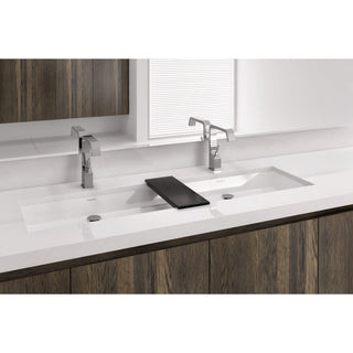 Cube Collection Vessel Sink, WETMAR BIO 48"x 15" Matte White