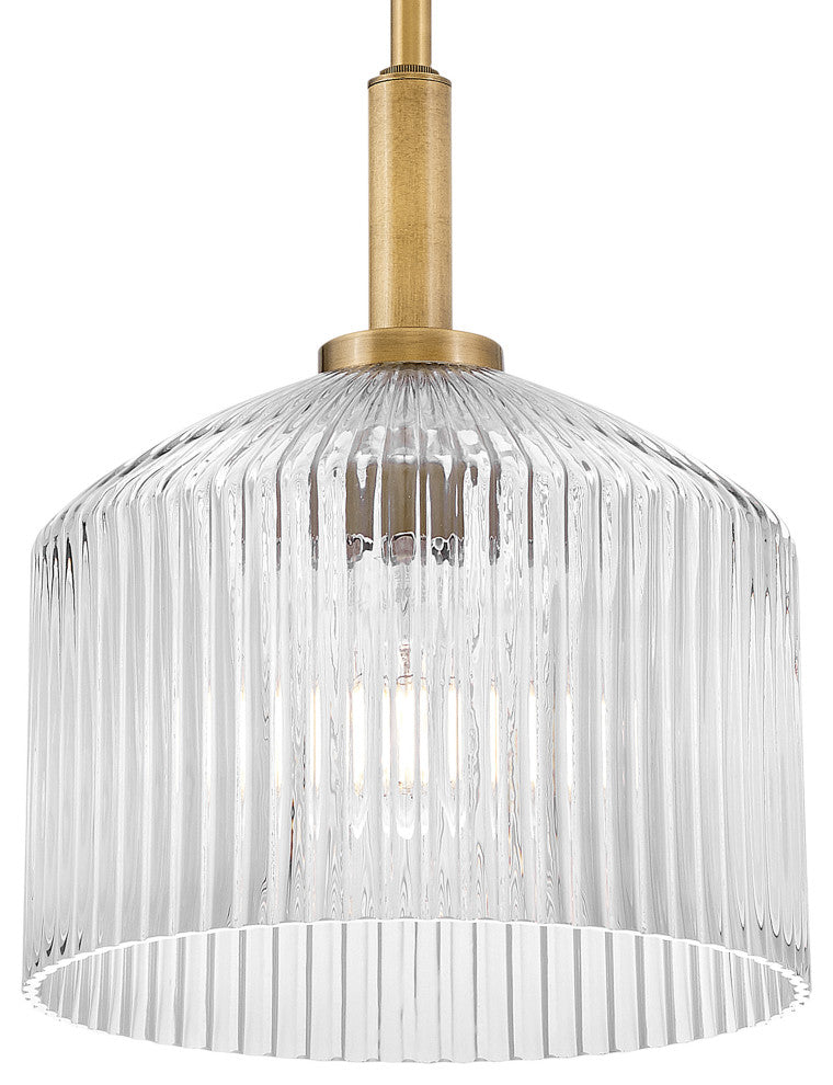 Lark Lisette Small Pendant, Lacquered Brass