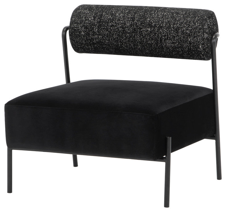 Marni Salt & Pepper Fabric Occasional Chair