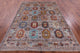 6' 8" X 9' 5" Fine Turkmen Ersari Hand-Knotted Wool Rug - Q12392