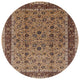 Ahgly Company Indoor Round Mid-Century Modern Area Rugs, 5' Round