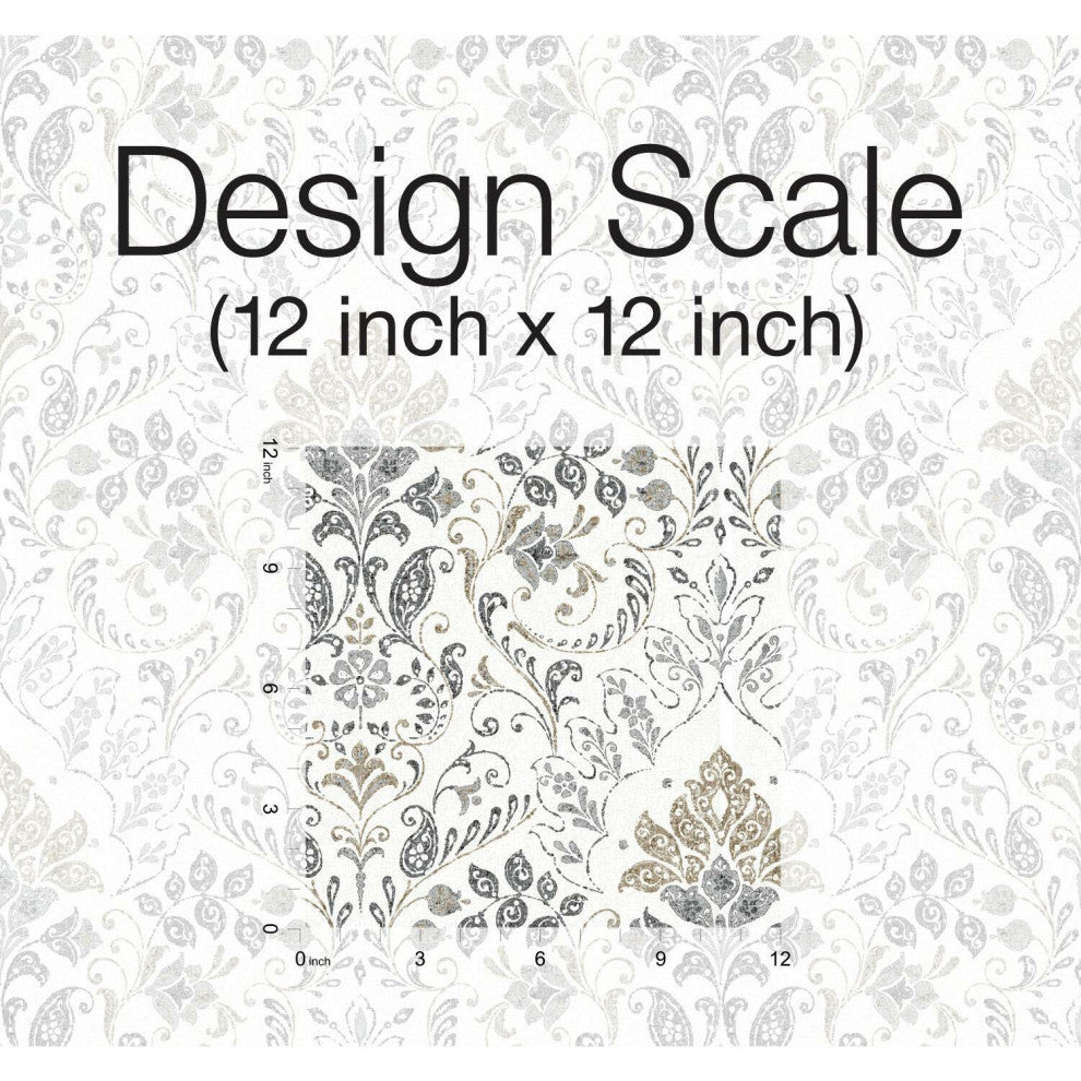 Persian Damask Peel & Stick Wallpaper