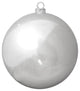 Shiny Christmas Ball Ornament, Silver Splendor