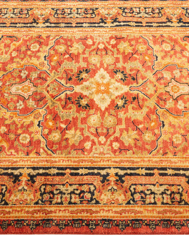 Mogul, One-of-a-Kind Hand-Knotted Area Rug Orange, 2' 8" x 8' 0"