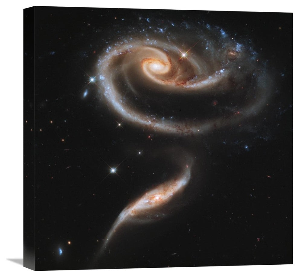 "Interacting Galaxies" Stretched Canvas Giclee by NASA, 20"x20"