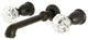 Kingston Brass Two-Handle Wall Mount Bathroom Faucet, Oil Rubbed Bronze