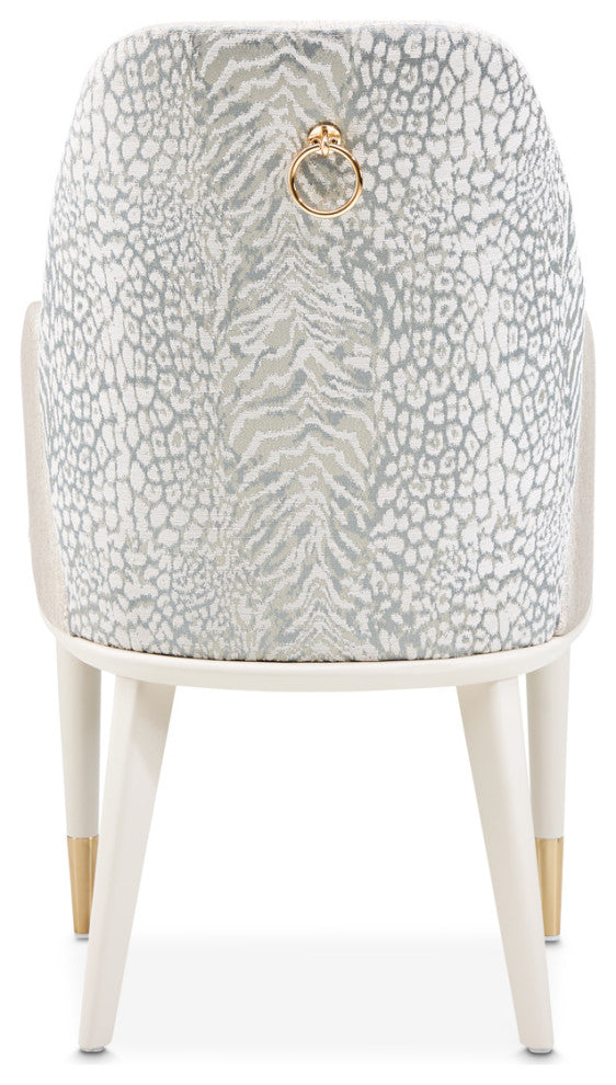 Lisbon Dining Arm Chair, Silken Matte Cream