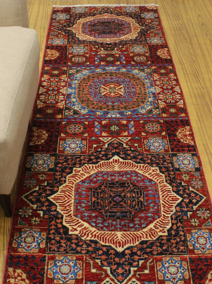 Aria Fine Chobi Koroush Red Runner, 2'8x14'3