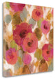 "Glorious Pink Floral II" By Silvia Vassileva, Giclee on Gallery Wrap Canvas