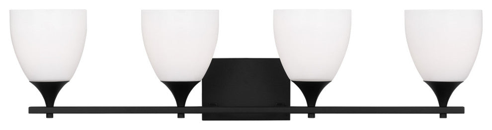 Toffino 4 Light Bath, Midnight Black