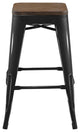 Promenade Counter Stool Set of 2-Black