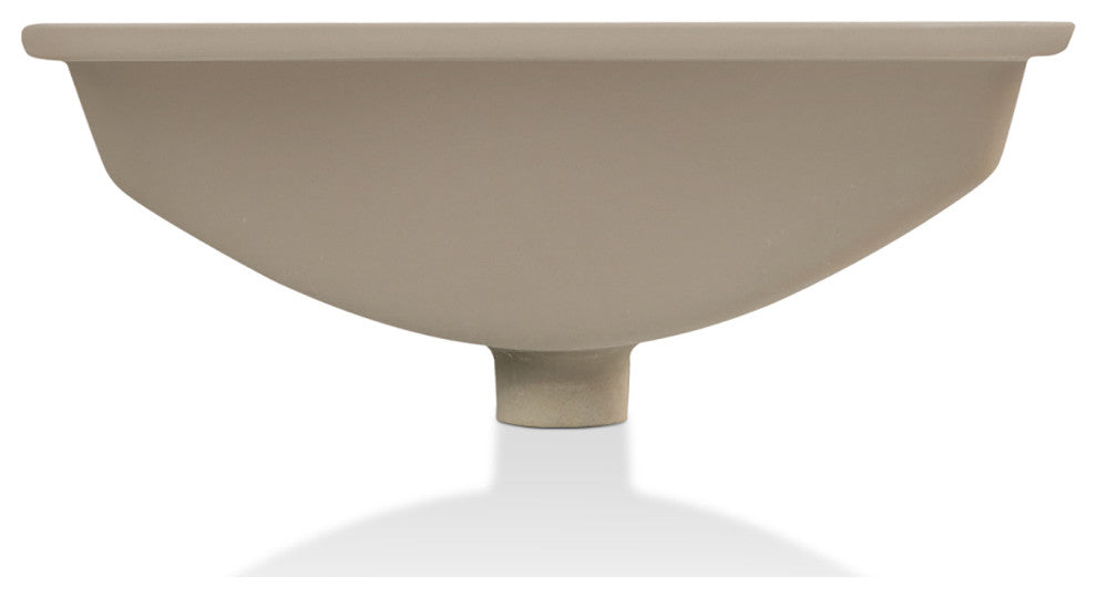 Sinber 21" Undermount Bathroom Sink with Overflow Ceramic C1312-OL