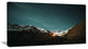 Fire in Rugged Mountains, Landscape Canvas Art Print, 40x20