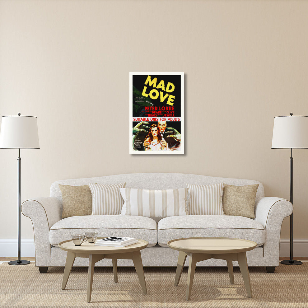 "Mad Love, 1935" Stretched Canvas Giclee by Hollywood Photo Archive, 27x40"