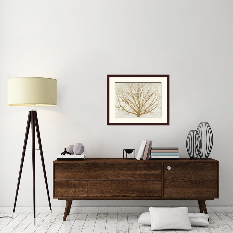 "Golden Tree" Framed Digital Print by Alessio Aprile, 32x26"
