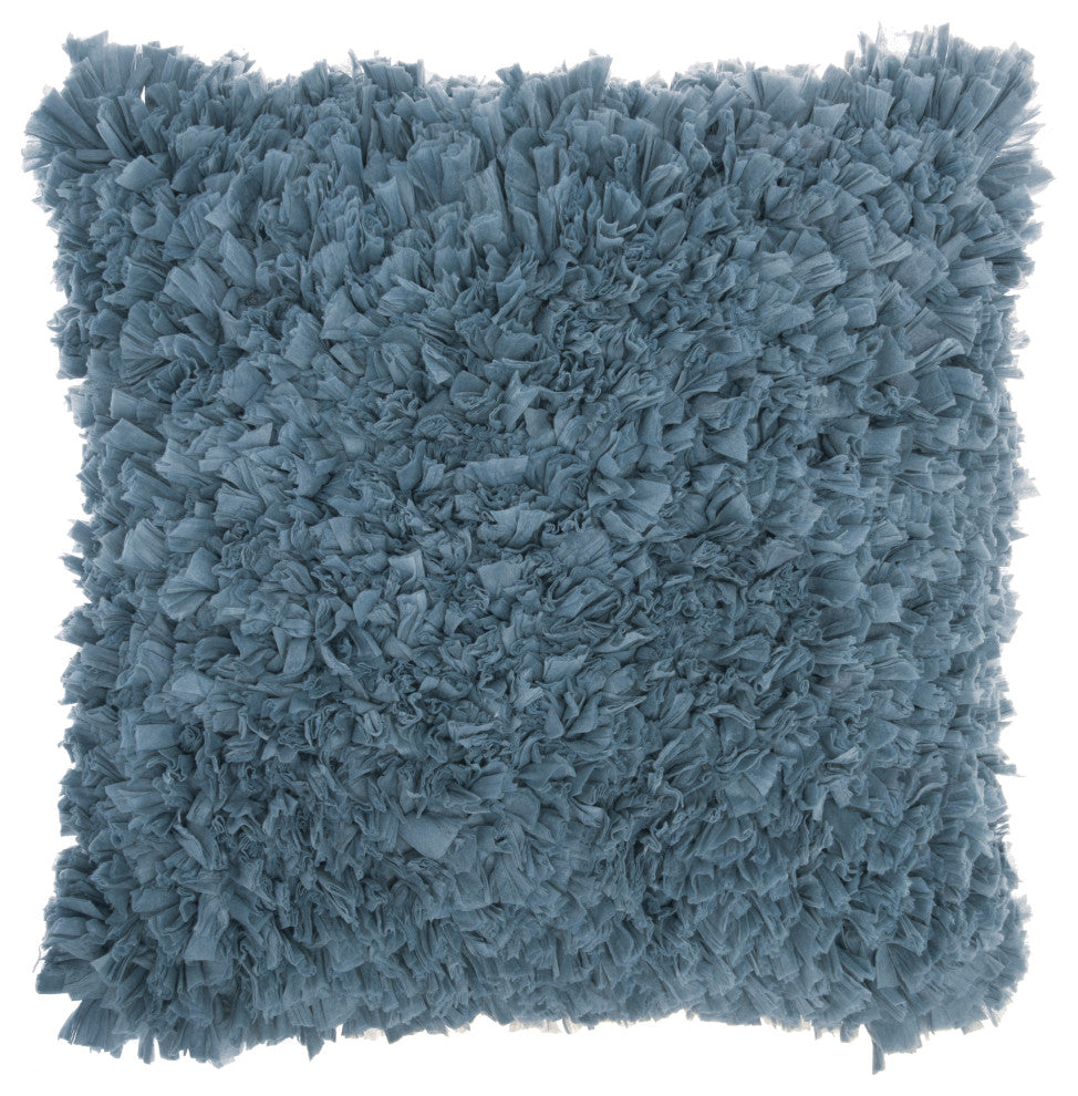 Mina Victory DL660 Throw Pillow, Blue, 17"x17"