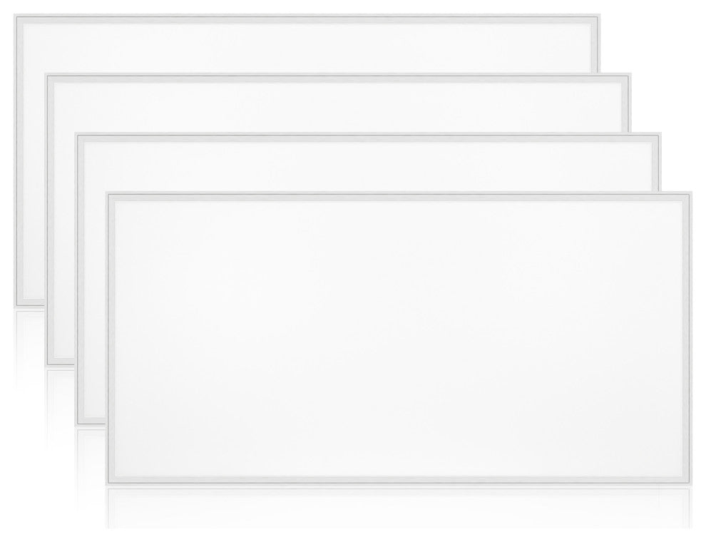 2x4 FT LED Light Panel 72W 4000K Cool White 8250lm 4-Pack