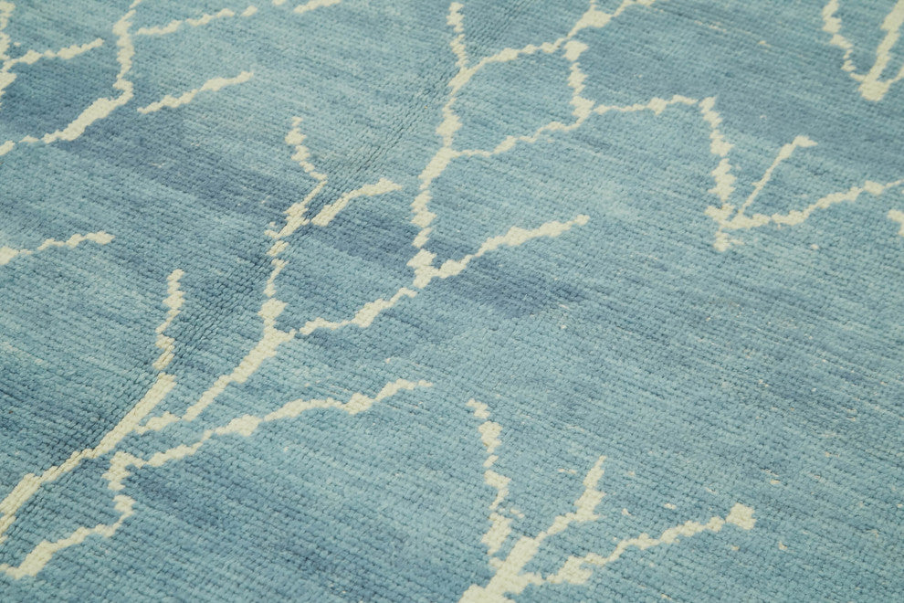 Rug N Carpet - Handmade Unique 6' 5'' x 9' 4'' Moroccan Area Rug