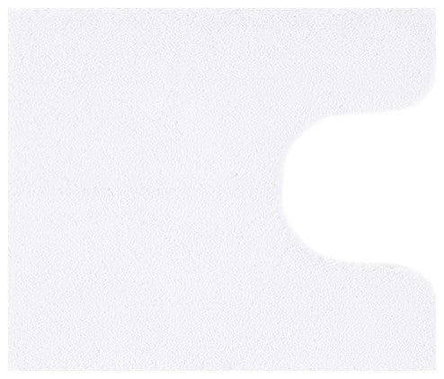 Madison Park Signature Marshmallow Bath Rug, White, 20x30"