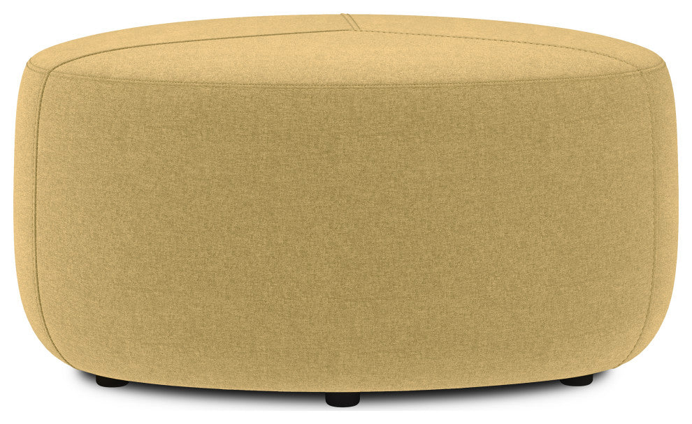 Moore Large Ottoman, Dijon Yellow