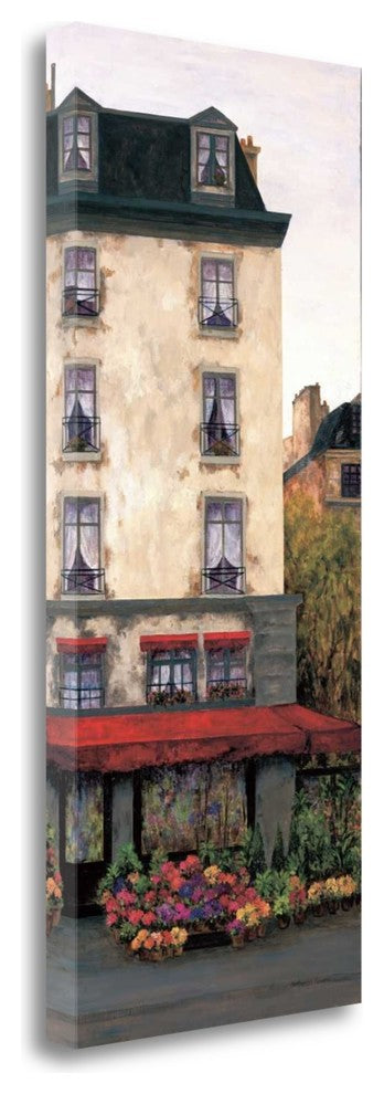 "Flowers On The Boulevard II" By Montserrat Masdeu, Gallery Wrap Canvas
