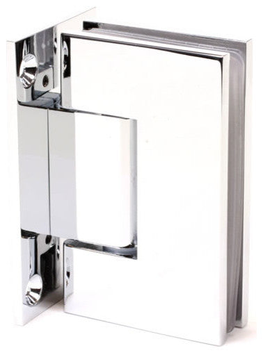 Frameless Tub Shower Door 60"x30" Low Iron, Polished Chrome Hinge, Square Corner