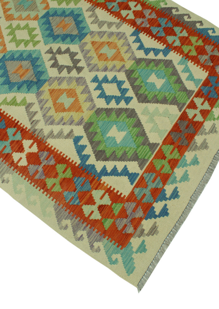 Sangat Kilim Mefkure Ivory Rug