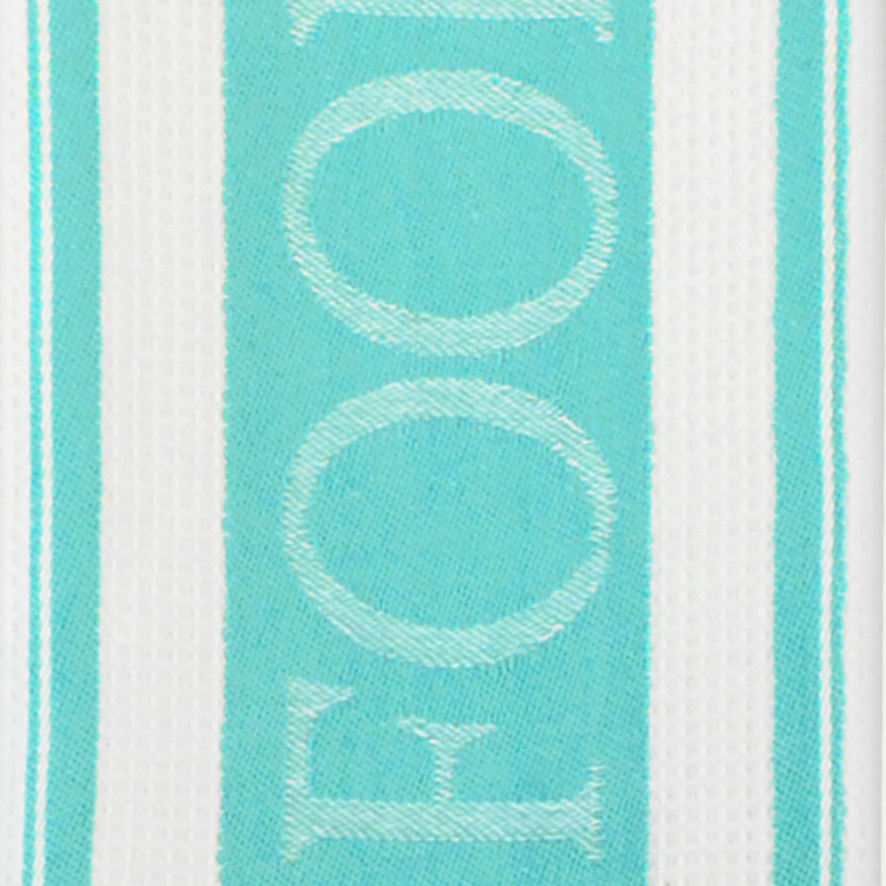 DII Assorted Teal Foodie Dishtowel/Dishcloth, Set of 5