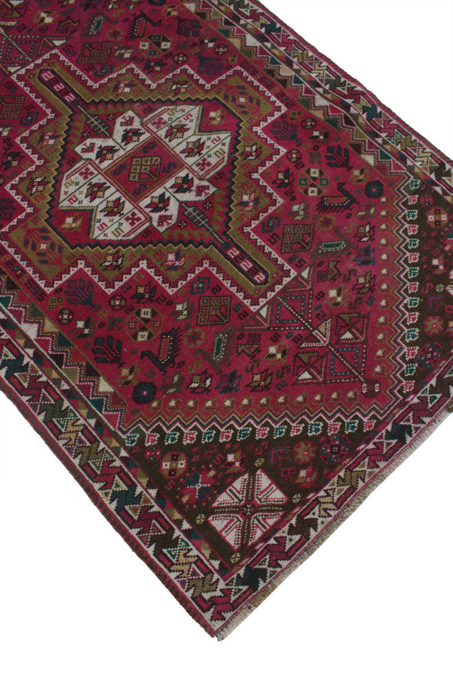 Fine Vintage Distressed Osei Pink Rug