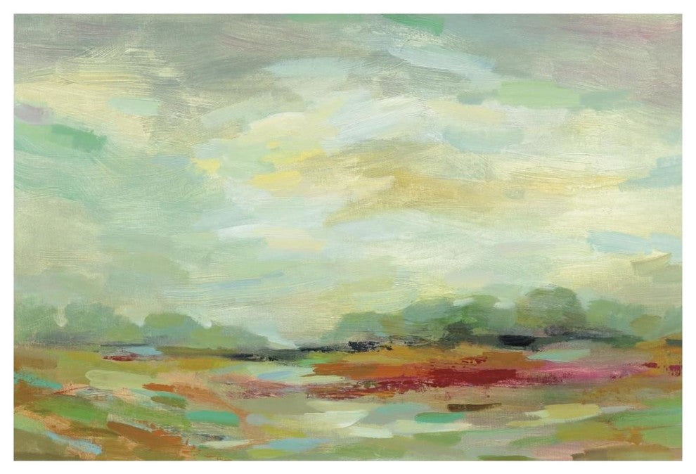 "Sunrise Field" Digital Paper Print by Silvia Vassileva, 20"x14"
