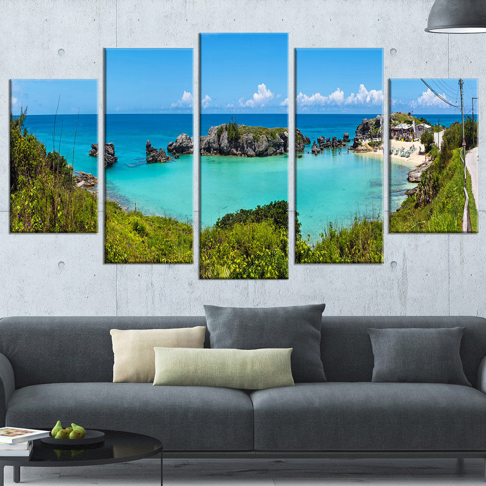 "Tobacco Bay Panorama" Canvas Print, 5 Panels
