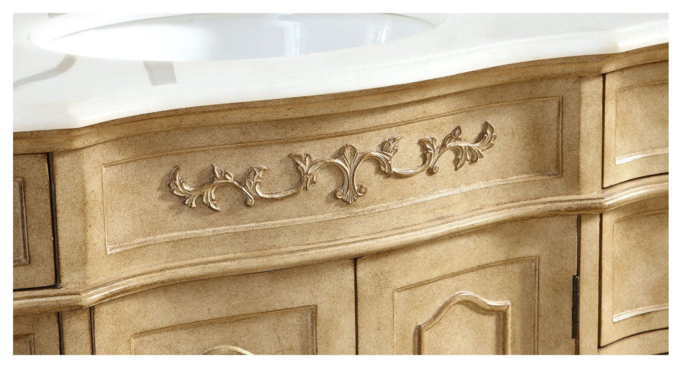 Elegant Lighting VF10160-VW Danville 60" - Light Antique Beige