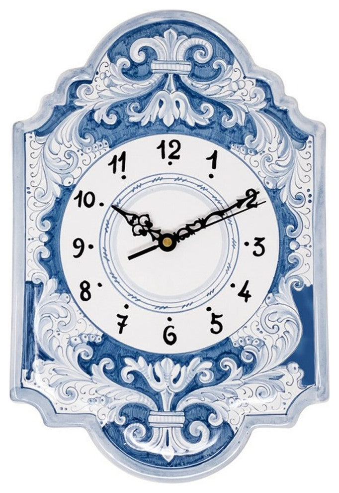 Italian Ceramic Wall Clock - Vittoria - Fratelli Mari