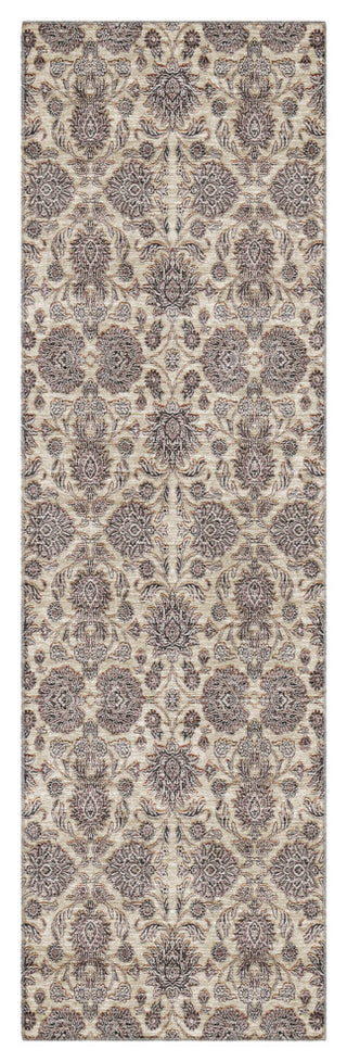 Premium Machine Washable Mayfield AMF702 Ivory 2'3" x 7'6" Runner Rug