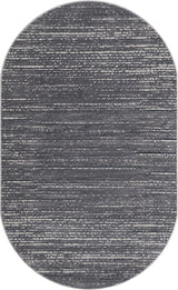 Unique Loom Oasis Calm Area Rug, Gray, 5' 0 X 8' 0 Oval