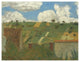 "Landscape of the Ile-de-France, 1894" Paper Print by Edouard Vuillard, 42"x32"