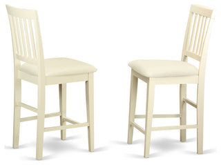 5 Pc Counter Height Dining Room Set - Dinette Table And 4 Bar Stools