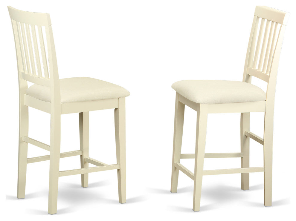 5 Pc Counter Height Dining Room Set - Dinette Table And 4 Bar Stools