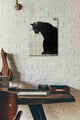 Epic Graffiti "Cat Black" by Loui Jover, Giclee Canvas Wall Art, 12"x16"